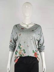 Load image into Gallery viewer, Long Sleeves V-Neck T-Shirt