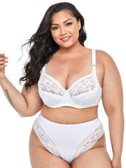 Load image into Gallery viewer, Floral Lace Bra & Thong