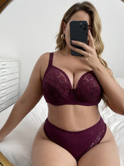 Load image into Gallery viewer, Floral Lace Bra & Thong