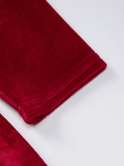 Load image into Gallery viewer, One-Off Shoulder Velvet Dress