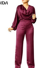 Load image into Gallery viewer, Satin Jumpsuit