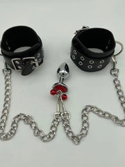 Load image into Gallery viewer, Handcuffs with Butt plug
