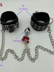 Load image into Gallery viewer, Handcuffs with Butt plug