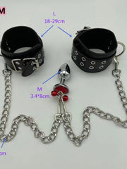 Load image into Gallery viewer, Handcuffs with Butt plug