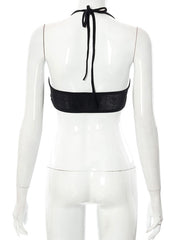 Load image into Gallery viewer, Black Crop Top