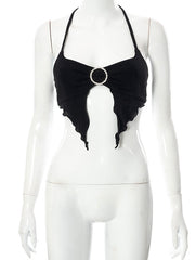 Load image into Gallery viewer, Black Crop Top