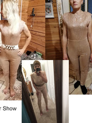 Load image into Gallery viewer, Sequined Jumpsuits