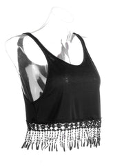 Load image into Gallery viewer, Tassel Crop Top