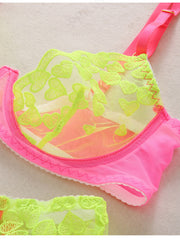 Load image into Gallery viewer, Lace Heart Lingerie Set