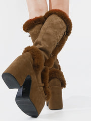 Load image into Gallery viewer, Chunky Heels Boots