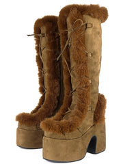 Load image into Gallery viewer, Chunky Heels Boots