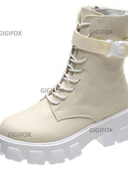 Load image into Gallery viewer, Chunky Heels Canvas Boots