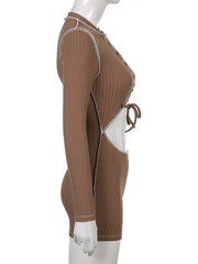 Load image into Gallery viewer, Drawstring Romper