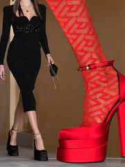 Load image into Gallery viewer, Chunky High Heel Shoes