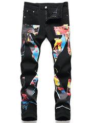 Load image into Gallery viewer, Design Print Jeans