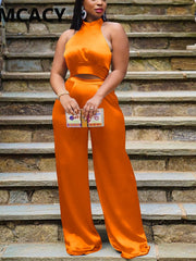 Load image into Gallery viewer, Sleeveless Satin Top & Pants