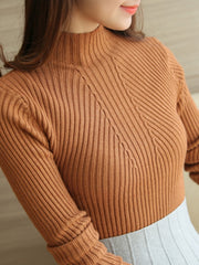 Load image into Gallery viewer, Turtleneck Knitted Sweater