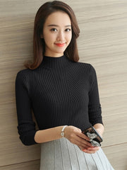 Load image into Gallery viewer, Turtleneck Knitted Sweater
