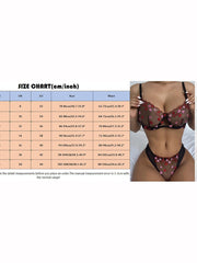 Load image into Gallery viewer, Lace Heart Embroidered Lingerie Set