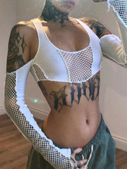 Load image into Gallery viewer, Long Sleeve Crop Top