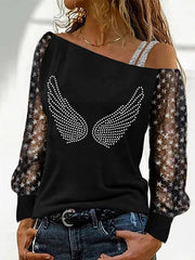 Load image into Gallery viewer, Sheer Long Sleeve Top