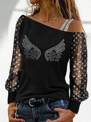 Load image into Gallery viewer, Sheer Long Sleeve Top