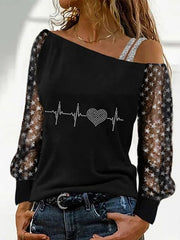 Load image into Gallery viewer, Sheer Long Sleeve Top