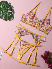 Load image into Gallery viewer, Three-Piece Set Lingerie Set