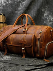 Load image into Gallery viewer, Travel Leather Bag