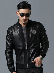 Load image into Gallery viewer, Faux Leather Skull Jackets