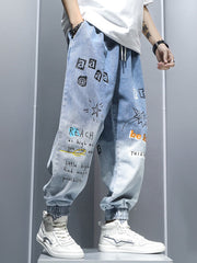 Load image into Gallery viewer, Graffiti Jeans