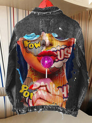 Load image into Gallery viewer, Custom Print Denim Jacket