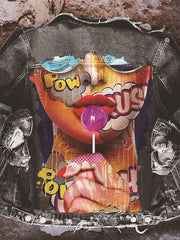 Load image into Gallery viewer, Custom Print Denim Jacket