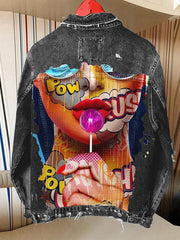Load image into Gallery viewer, Custom Print Denim Jacket