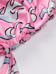 Load image into Gallery viewer, Flame Print Mini Dress