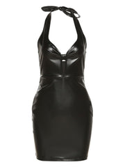 Load image into Gallery viewer, Faux Leather Dress