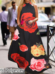 Load image into Gallery viewer, Halter Maxi Dress