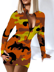 Load image into Gallery viewer, Long Sleeve Bodycon Dress