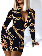 Load image into Gallery viewer, Long Sleeve Bodycon Dress