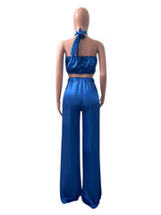 Load image into Gallery viewer, Sleeveless Satin Top & Pants