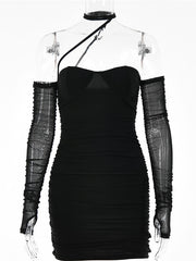 Load image into Gallery viewer, Sheer Sleeve Dress