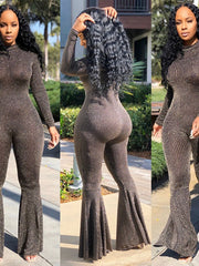 Load image into Gallery viewer, Flared Legg Jumpsuit