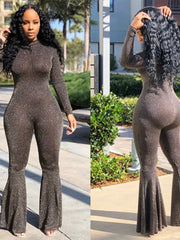 Load image into Gallery viewer, Flared Legg Jumpsuit