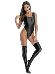 Load image into Gallery viewer, Bodysuit & Stocking Set
