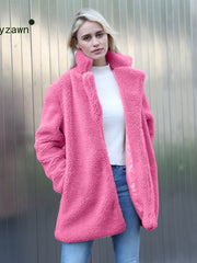 Load image into Gallery viewer, Faux Fur Coat