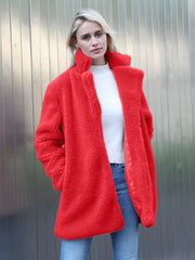 Load image into Gallery viewer, Faux Fur Coat