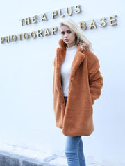 Load image into Gallery viewer, Faux Fur Coat