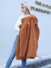 Load image into Gallery viewer, Faux Fur Coat