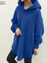 Load image into Gallery viewer, Long Sleeve Hooded Sweater