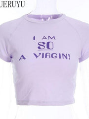 Load image into Gallery viewer, Crop Top (I am So a virgin)